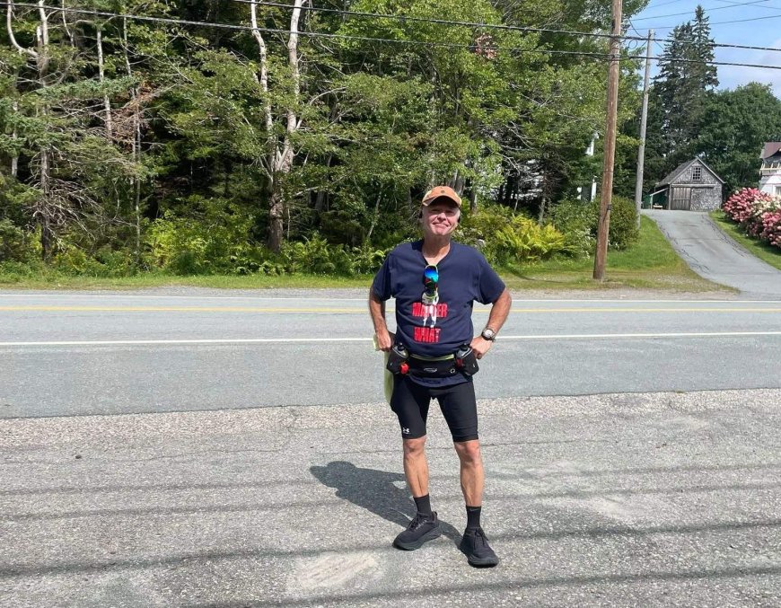 ‘I just keep going’: Bedford man takes 46-km walk in honour of Terry Fox, late mother-in-law