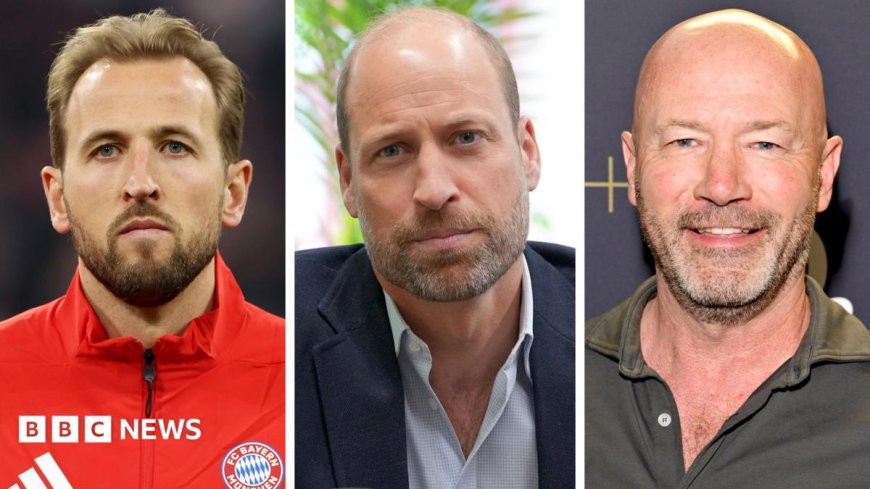Prince William, Kane and Shearer in campaign to use sport to prevent suicide