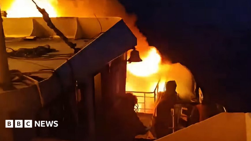 Five dead and 86 missing as 'heartbreaking' fire breaks out on Philippines ferry