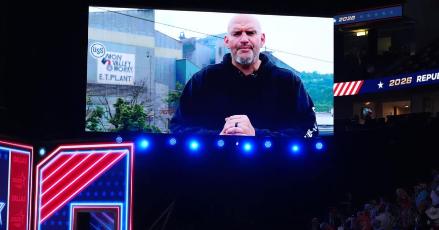 Fetterman Stuns Democrats with GOP Midterm Convention Speech, Vows to Fight ‘Socialism’ and Work with Trump