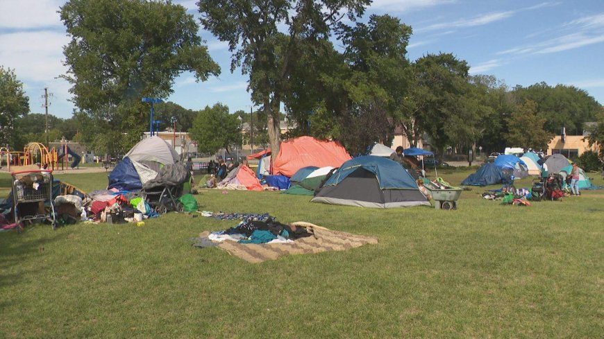 Volunteer group at Pepsi Park encampment calling for public support