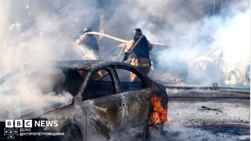 Four killed and 60 injured in Russian strike on shopping centre, Ukraine says