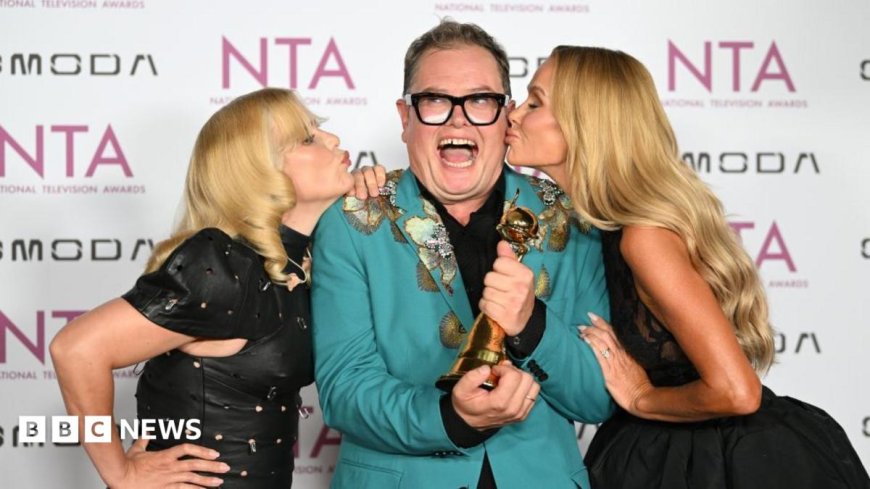 Weekly quiz: Alan Carr collected a prize for which TV show at the NTAs?