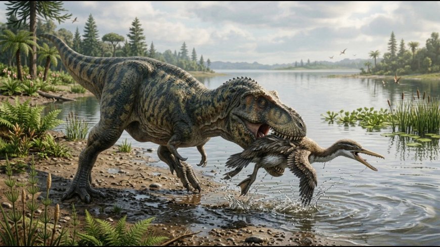 66-million-year-old feather found in dinosaur poop may explain bird survival