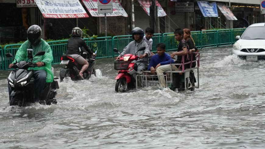 Bangkok declared disaster zone after more than 30cm of rain in 48 hours