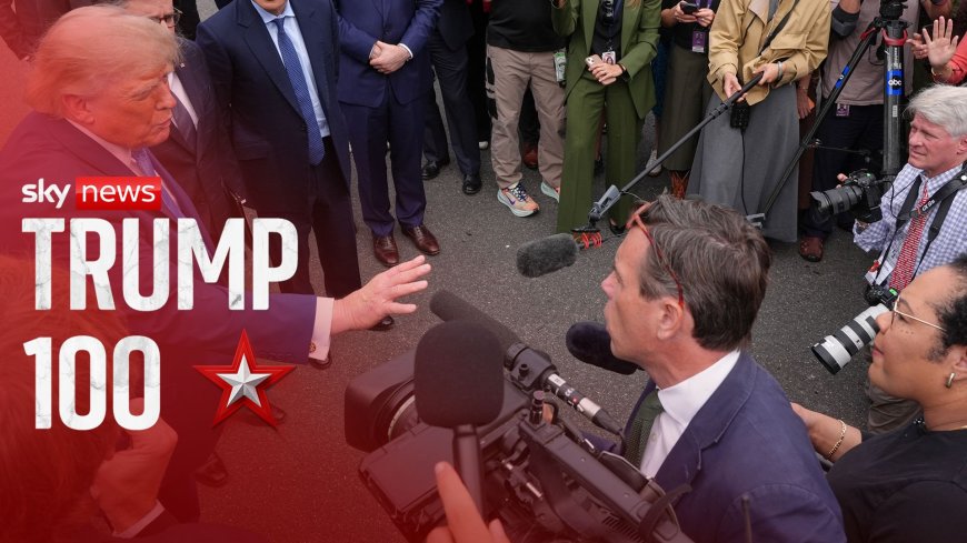 Sky News speaks to Trump at the White House - on AI and RAF Fairford
