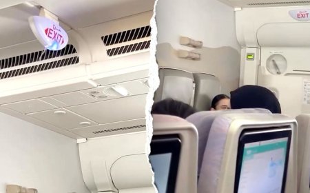 Water pours from plane ceiling, drenching passengers midflight in startling viral video