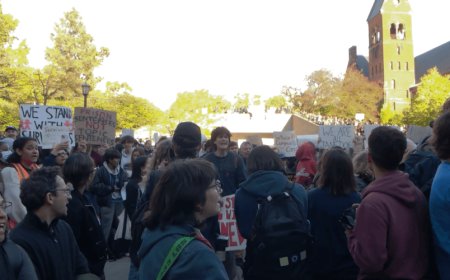 Protest at Cornell University calls for president, administration to step down