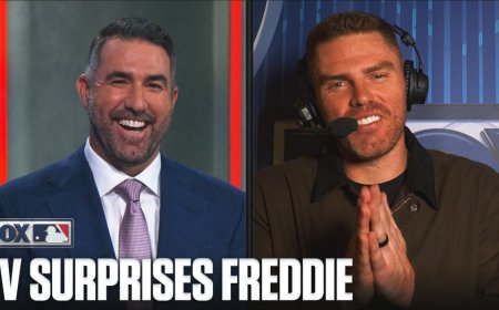 Freddie Freeman Lauds Justin Verlander In Interview After Dodgers' Game 3 Win