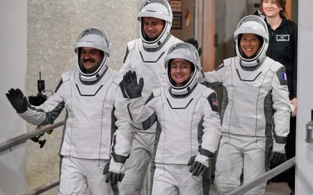 SpaceX Crew-12 targets return to Earth after ISS mission