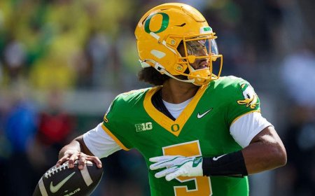 Dante Moore’s availability in serious doubt as Oregon takes a cautious approach with injured quarterback