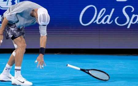 Tennis player Terence Atmane fires racket toward crowd and nearly hits spectators in epic tantrum
