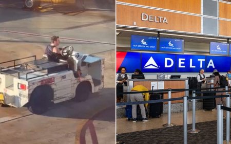 Intruder breaches airport security, takes stolen tarmac vehicle on reckless rampage