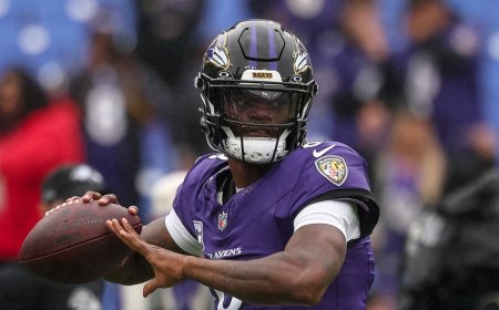 Ravens' Lamar Jackson Ruled Out For Week 5, Tyler Huntley Set To Start