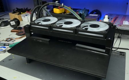 Crazed modder straps 360mm AIO radiator to laptop, cuts temps to below 40 degrees