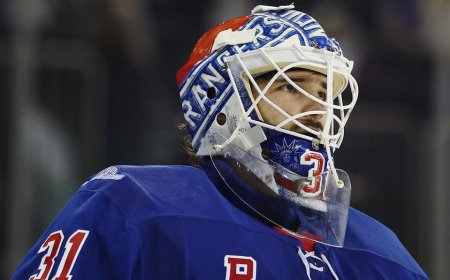 Rangers star goalie Igor Shesterkin out for the season after scary lower-body injury in loss vs Capitals