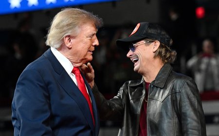 President talks 'Trump Ocean,' trades jokes with Tennessee crowd as Kid Rock kicks off sprawling rally