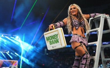 4 heart-stopping moments from women's Money in the Bank ladder match as Tiffany Stratton snatches briefcase