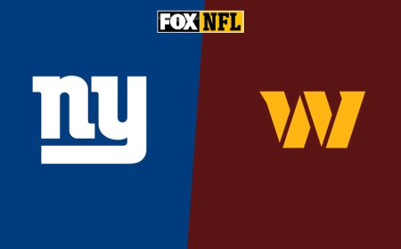 How to Watch Giants vs. Commanders: TV Channel, Live Stream, Time