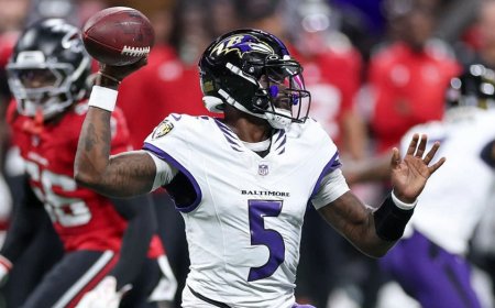 Backup quarterback Tyler Huntley leads Baltimore Ravens to improbable OT win over Atlanta Falcons