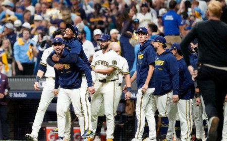 Brewers stun Dodgers, 2-1, in NLCS Game 1 as LA's offense flops with runners in scoring position