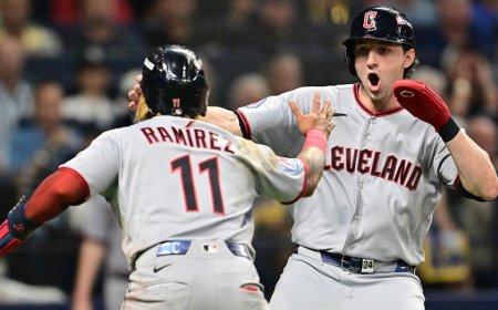 Rays bullpen suffers embarrassing late meltdown as Cleveland bullies Tampa Bay in Game 1