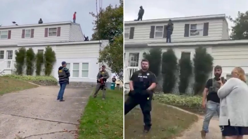 WATCH: Howling Mob Helps Men Escape Border Patrol During Standoff in Upstate New York