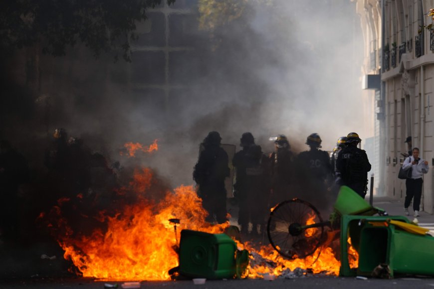 Teenager’s hand blown off as French school protests enter 3rd week