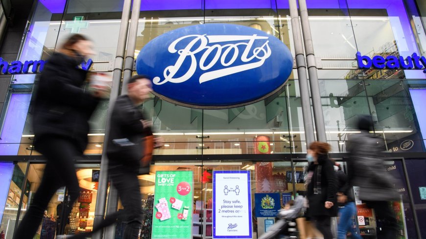 £6.7bn deal to buy Boots' 1,800 UK and Ireland stores