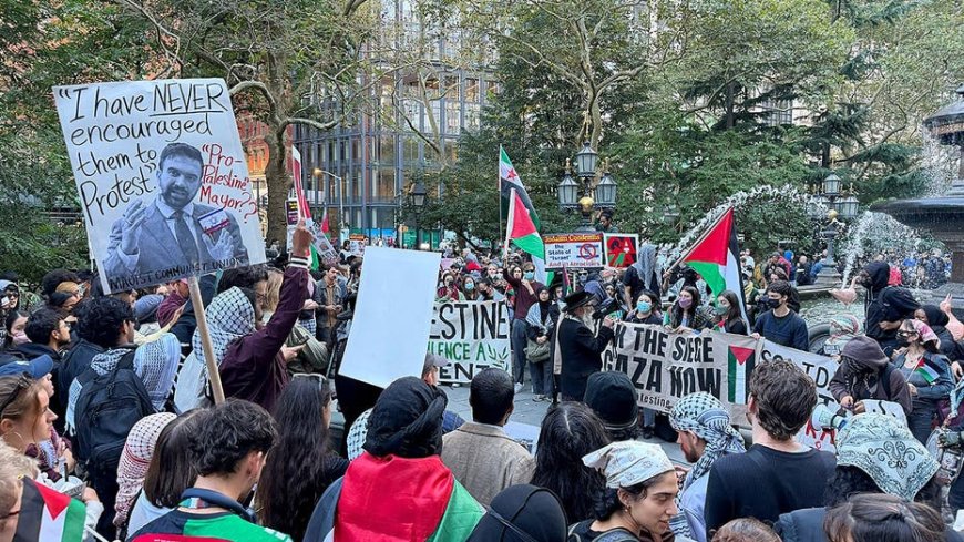 Anti-Israel groups rally across US on October 7 anniversary, chanting 'long live the intifada'