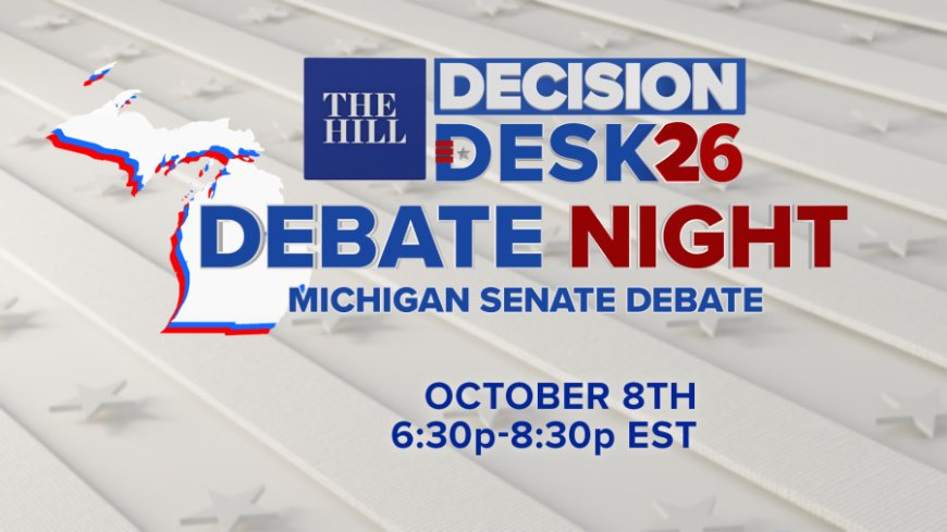 Watch live: El-Sayed, Rogers to square off in Nexstar's Michigan Senate debate