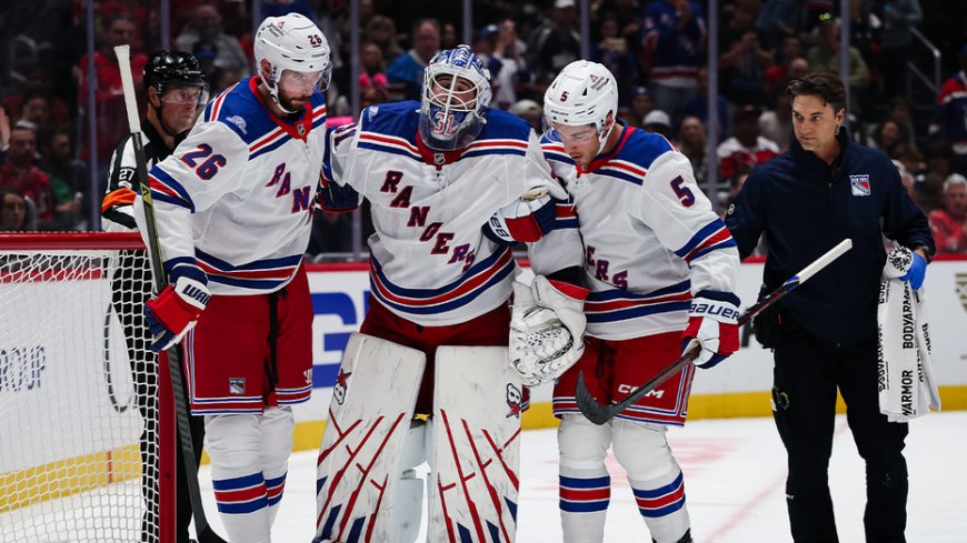An NYC Curse: Rangers top goalie dragged off ice as New York sports nightmare deepens
