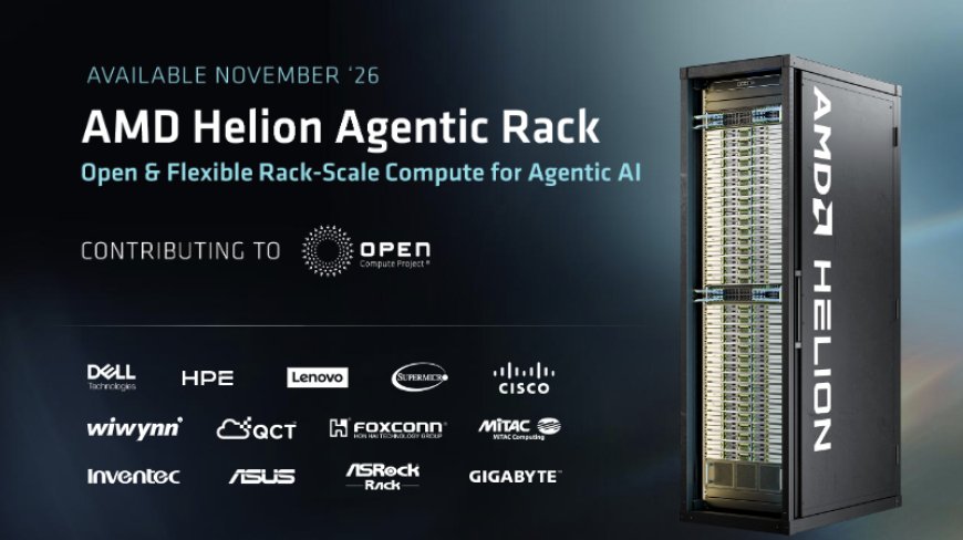 AMD debuts Helion reference design for agentic AI servers with up to 32,768 Zen 6 ‘Venice’ cores
